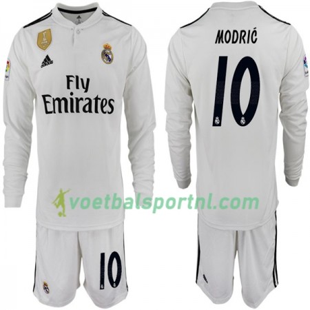Real Madrid Modrić 10 Kind Thuis Tenue 2018-19 L/S